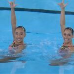 Dúo de mexicanas impresionan en Natación Artística en París 2024